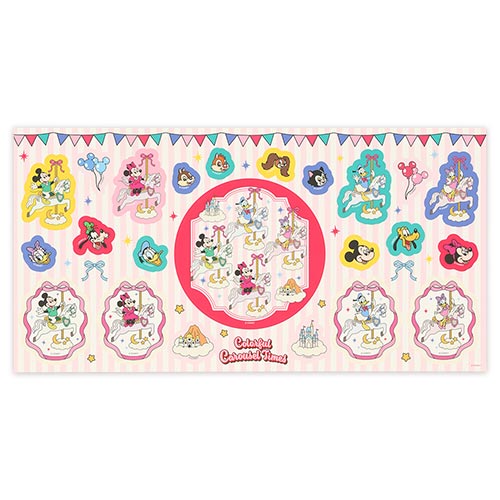 TDR - 2026 Mickey Mouse & Friends Colorful Carousel Times! Collection x Stickers Set (Release Date: Nov 26, 2026)