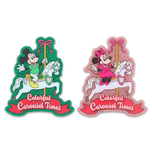 TDR - 2026 Mickey Mouse & Friends Colorful Carousel Times! Collection x Magnets Set of 2 (Release Date: Nov 26, 2026)
