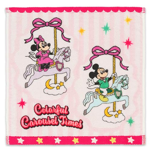 TDR - 2026 Mickey Mouse & Friends Colorful Carousel Times! Collection x Mini Towels Set of 2 (Release Date: Nov 26, 2026)
