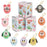 TDR - 2027 Happy New Year Collection x Mickey & Friends in "Daruma" Design Plush Keychain Mystery Box Single Box (Release Date: Dec 1, 2026)