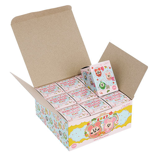 TDR - 2027 Happy New Year Collection x Mickey & Friends in "Daruma" Design Plush Keychain Mystery Box Whole Box (Release Date: Dec 1, 2026)
