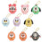 TDR - 2027 Happy New Year Collection x Mickey & Friends in "Daruma" Design Plush Keychain Mystery Box Whole Box (Release Date: Dec 1, 2026)