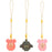 TDR - 2027 Happy New Year Collection x Mickey & Friends in "Daruma" Design Bell with Strap/Keychains Set of 3 (Release Date: Dec 1, 2026)