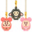 TDR - 2027 Happy New Year Collection x Mickey & Friends in "Daruma" Design Bell with Strap/Keychains Set of 3 (Release Date: Dec 1, 2026)