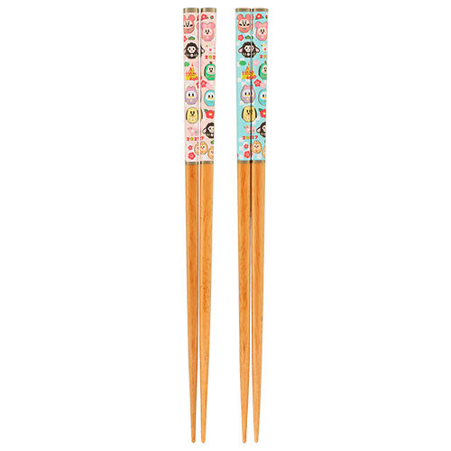 TDR - 2027 Happy New Year Collection x Mickey & Friends in "Daruma" Design Chopsticks Set of 2 (Release Date: Dec 1, 2026)