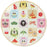 TDR - 2027 Happy New Year Collection x Mickey & Friends in "Daruma" Design Small Plates Set of 2 (Release Date: Dec 1, 2026)