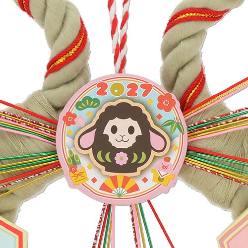 TDR - 2027 Happy New Year Collection x Mickey & Friends in "Daruma" Design New Year Decoration/Shimekazari (Release Date: Dec 1, 2026)