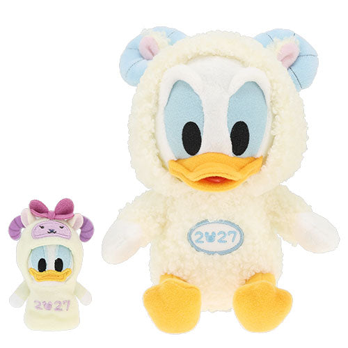 TDR - 2027 Happy New Year Collection x Donald Duck Year of the Sheep Zodiac Plush Toy with Daisy Duck Finger Puppet (Release Date: Nov 19, 2026)
