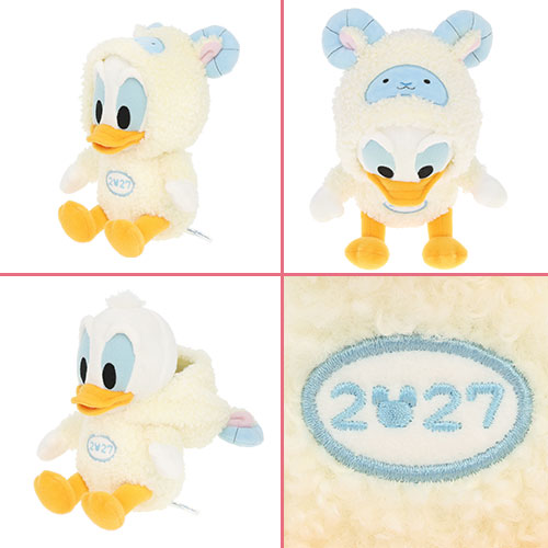 TDR - 2027 Happy New Year Collection x Donald Duck Year of the Sheep Zodiac Plush Toy with Daisy Duck Finger Puppet (Release Date: Nov 19, 2026)