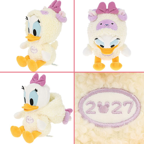 TDR - 2027 Happy New Year Collection x Daisy Duck Year of the Sheep Zodiac Plush Toy with Donald Duck Finger Puppet (Release Date: Nov 19, 2026)