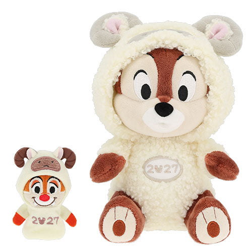 TDR - 2027 Happy New Year Collection x Chip Year of the Sheep Zodiac Plush Toy with Dale Finger Puppet (Release Date: Nov 19, 2026)