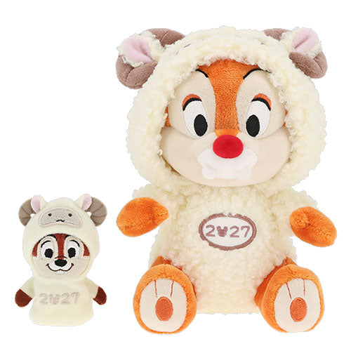 TDR - 2027 Happy New Year Collection x Dale Year of the Sheep Zodiac Plush Toy with Chip Finger Puppet (Release Date: Nov 19, 2026)