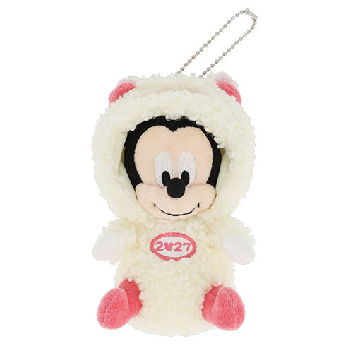 TDR - 2027 Happy New Year Collection x Mickey Mouse Year of the Sheep Zodiac Plush Keychain (Release Date: Nov 19, 2026)