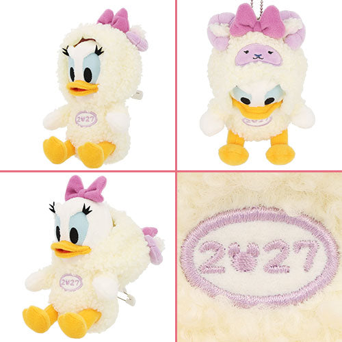 TDR - 2027 Happy New Year Collection x Daisy Duck Year of the Sheep Zodiac Plush Keychain (Release Date: Nov 19, 2026)