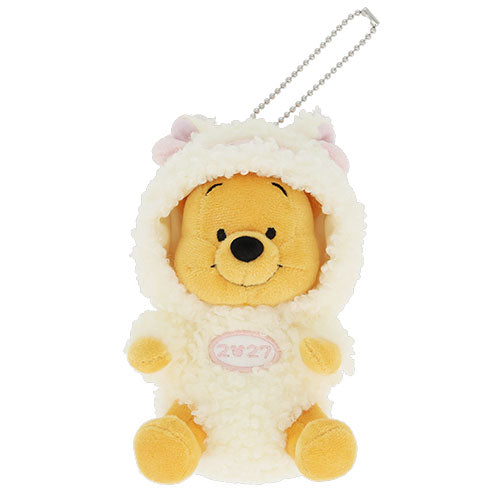TDR - 2027 Happy New Year Collection x Winnie the Pooh Year of the Sheep Zodiac Plush Keychain (Release Date: Nov 19, 2026)