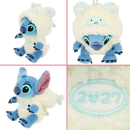 TDR - 2027 Happy New Year Collection x Stitch Year of the Sheep Zodiac Plush Keychain (Release Date: Nov 19, 2026)