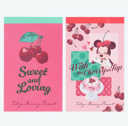TDR - 2026 Minnie Mouse with the Cherry on Top Collection x Memo Set of 2 (Release Date: Feb 5, 2026)