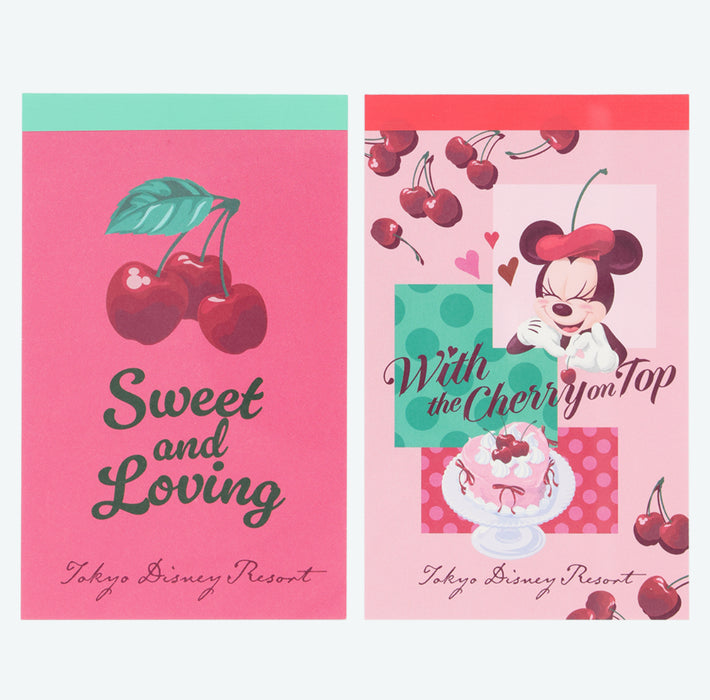 TDR - 2026 Minnie Mouse with the Cherry on Top Collection x Memo Set of 2 (Release Date: Feb 5, 2026)