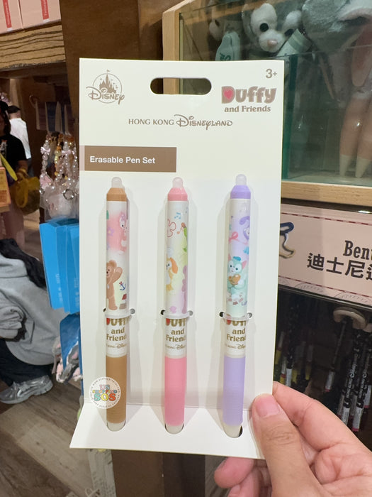 HKDL - 2026 Duffy & Friends Erasable Pen Set of 3