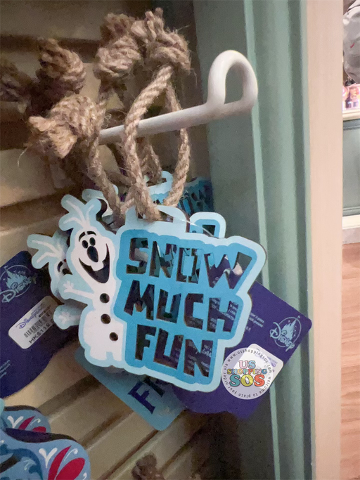 HKDL - World of Frozen Olaf ‘Snow Much Fun’ Wooden Ornament