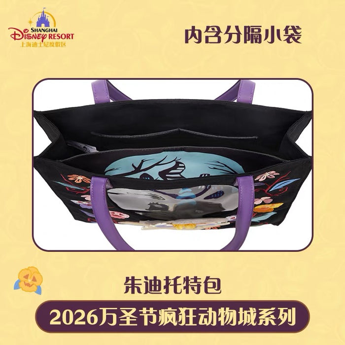 SHDL - 2026 Halloween Zootopia Collection x Judy & Nick Tote Bag (Release Date: Oct 4, 2026)