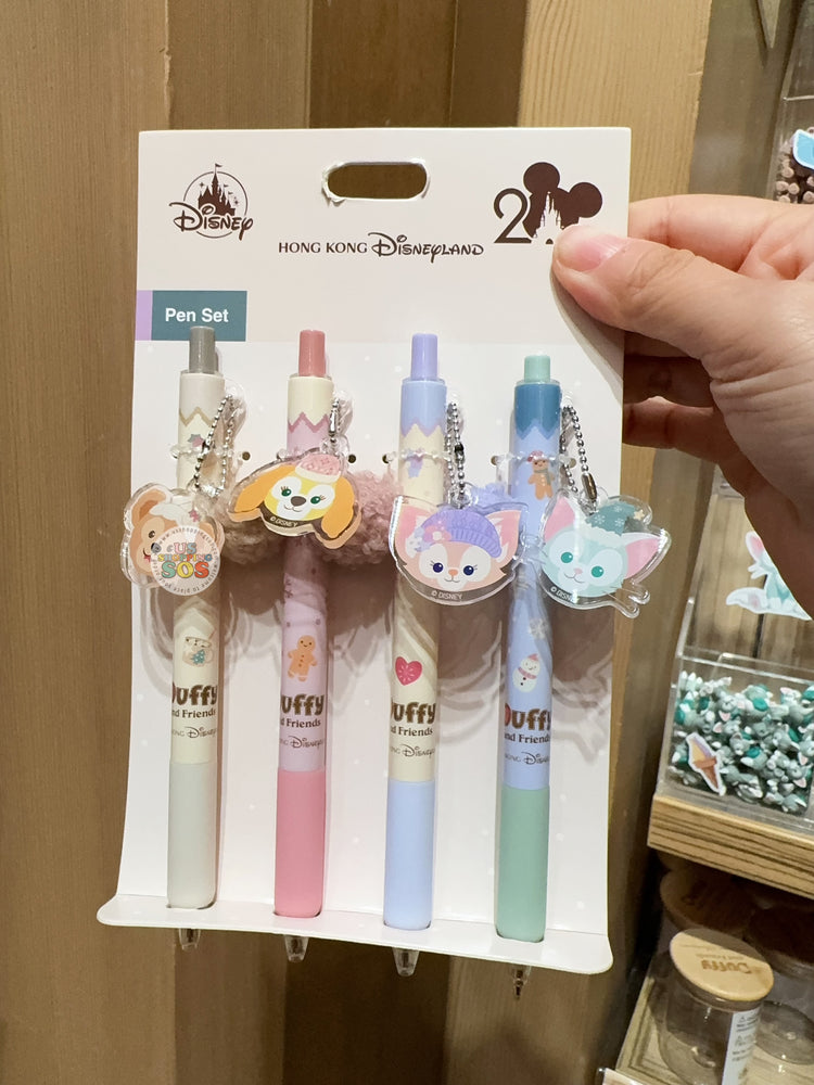 HKDL - 2025 Duffy and Friends Christmas Party x Pens Set of 4