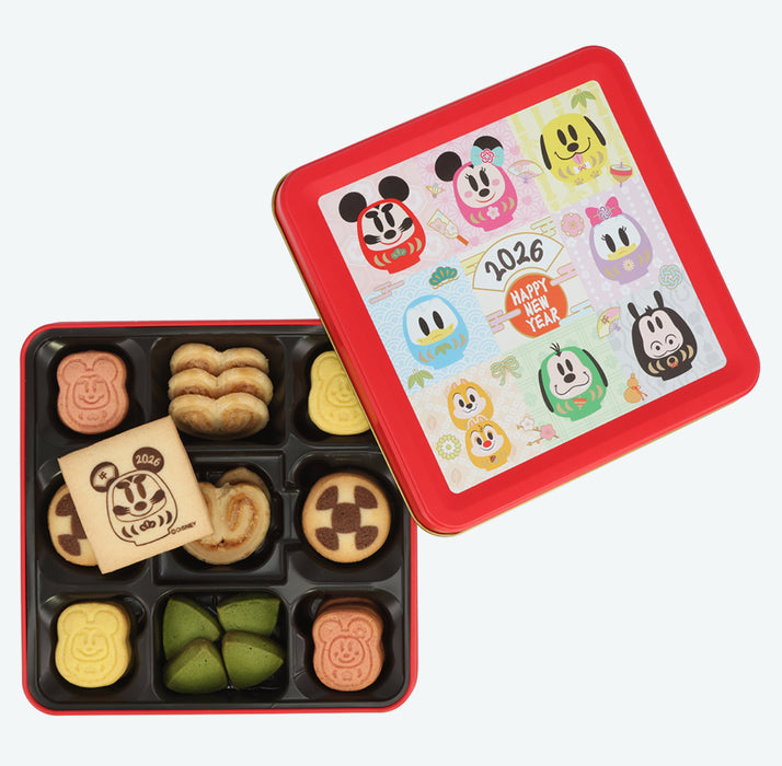 TDR - 2026 Happy New Year Mickey & Friends Collection x Mickey & Friends "Daruma" Assorted Cookies Box Set (Release Date: Dec 1, 2025)