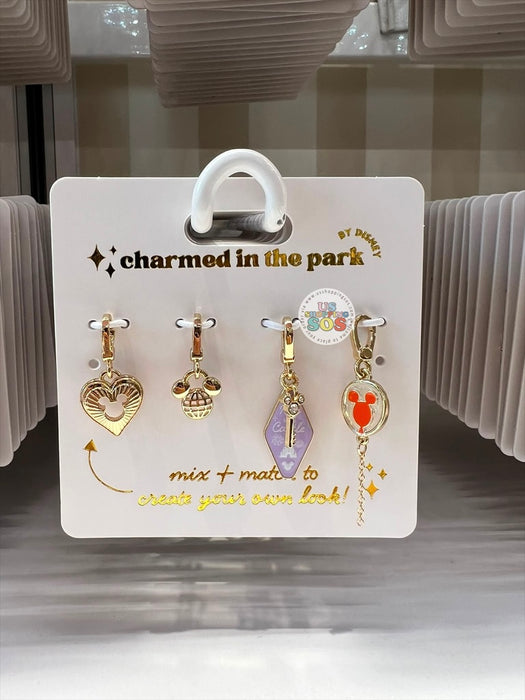DLR/WDW - Charmed in the Park - Mickey Balloon/Key/Earth/Heart Set