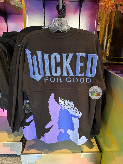 Universal Studios - Wicked: For Good - Spirit Jersey Elphaba and Galinda Black Pullover (Adult)