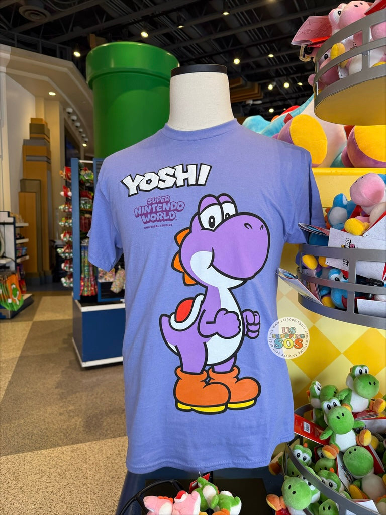 ☆yoshiporu☆ Universal Studios - Super Nintendo World - Yoshi Purple Tee (Adult