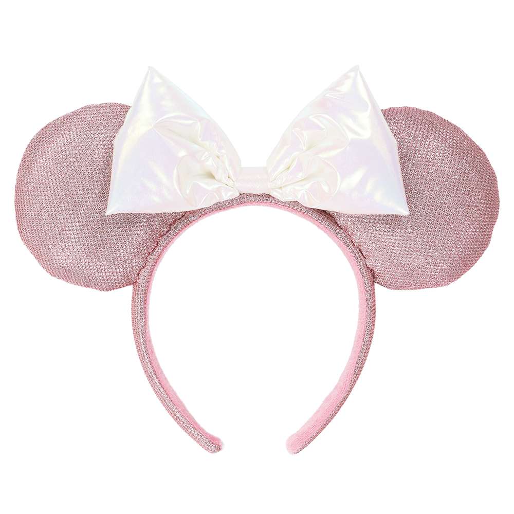 TDR - Minnie Mouse Glittering Metallic Ear Headband Color: Pink (Release Date: May 8, 2025)