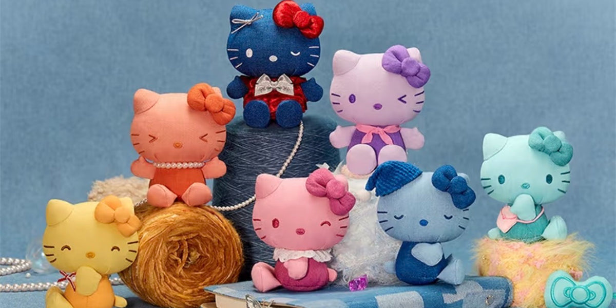 China TOPTOY - Hello Kitty Denim Plush Keychain Blind Box (Release