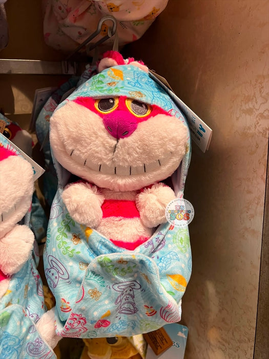 DLR/WDW - Disney Babies - Alice in Wonderland Cheshire Cat in Hooded Blanket Plush Toy