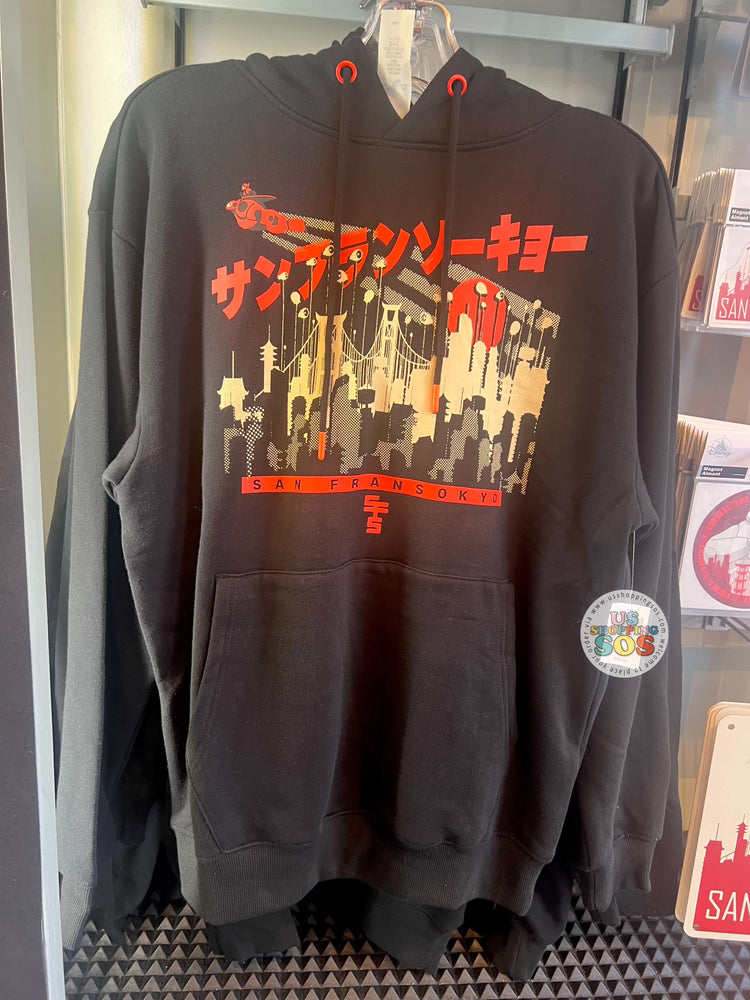 DLR - Big Hero 6 - San Fransokyo Black Hoodie Pullover (Adult)