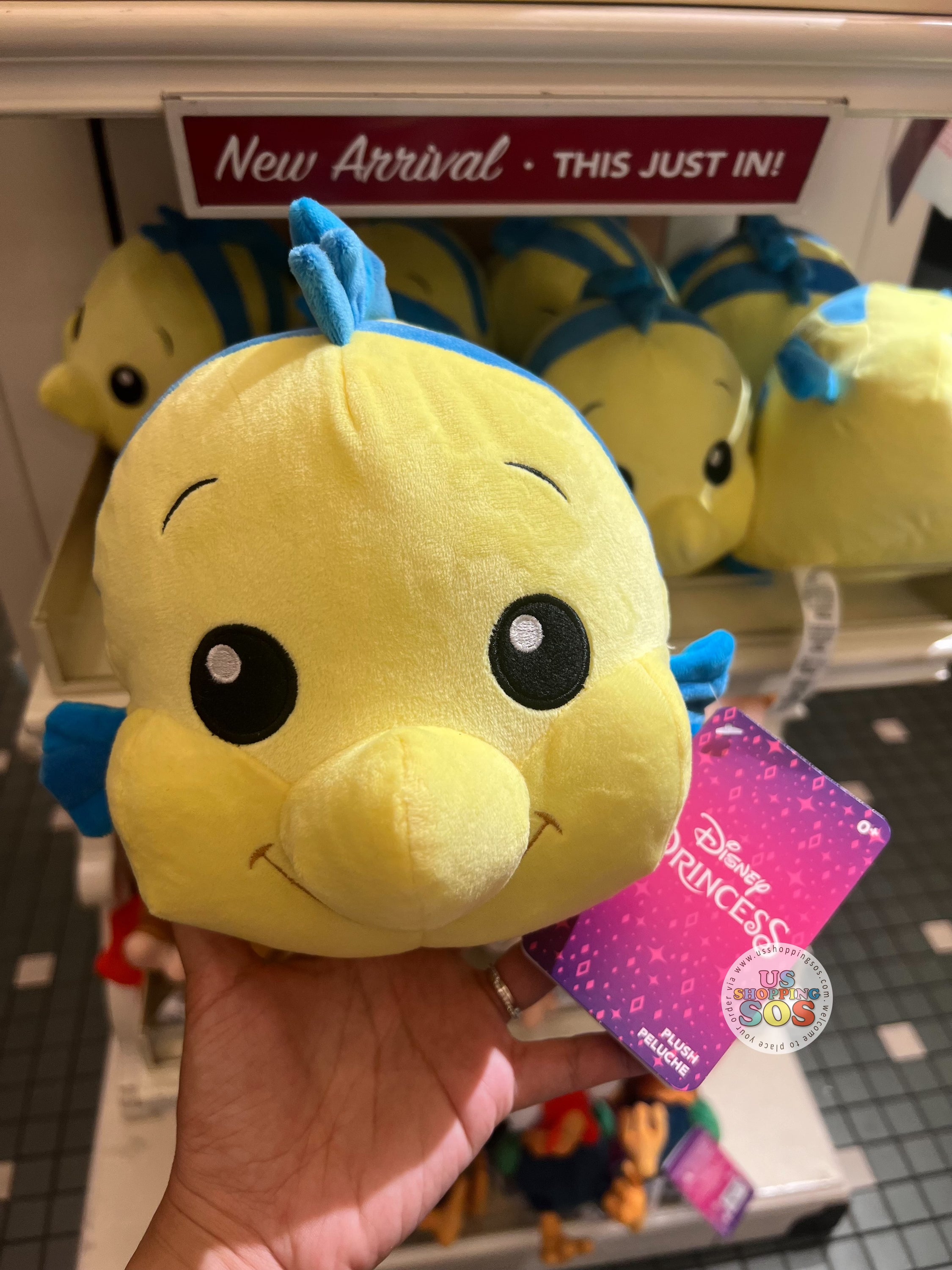 DLR/WDW - Disney Princess Pal - The Little Mermaid Flounder Plush Toy ...