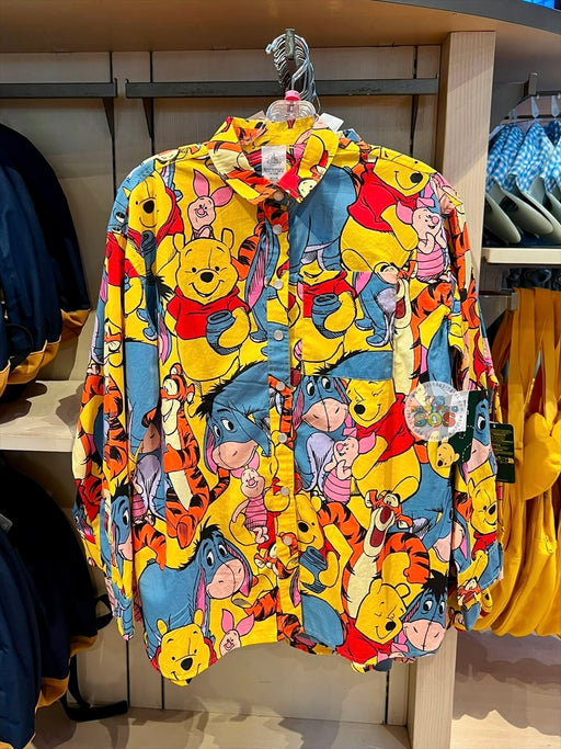 DLR/WDW - Winnie the Pooh and Friends 2026 - All-Over-Print Button-Up Shirt (Adult)