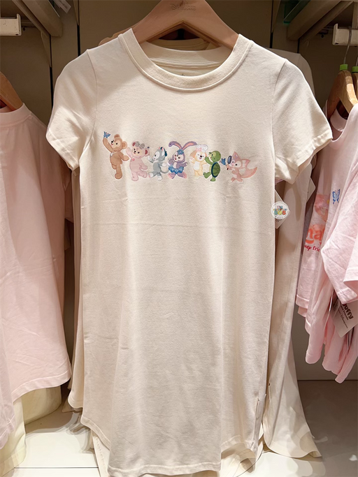 HKDL - Duffy and Friends T Shirt Dress for Adults