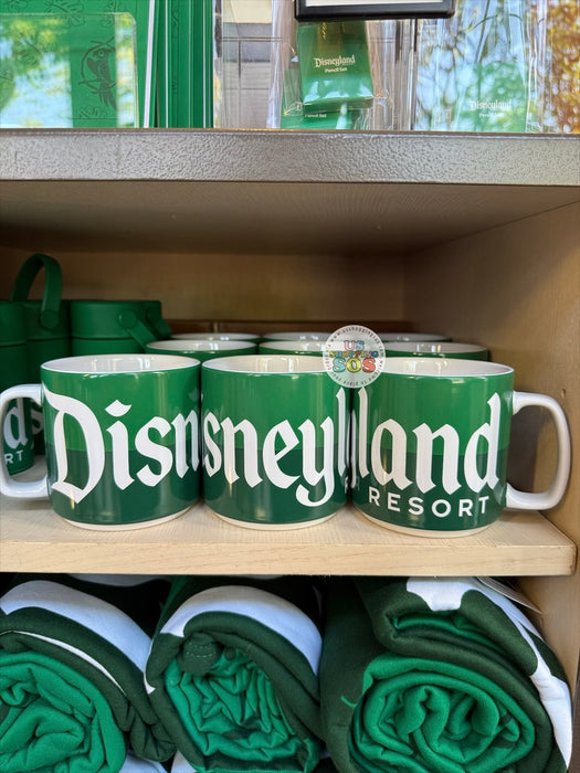 DLR/WDW - Logo Mania 2026 The Tiki Tiki Tiki Room - Emerald Green Park Logo Ceramic Mug