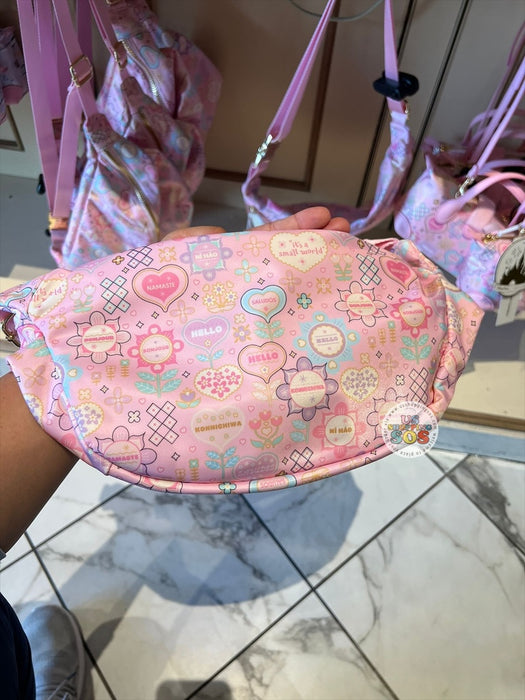 DLR/WDW - Stoney Clover Lane - It’s a Small World Pink Jumbo Fanny Pack