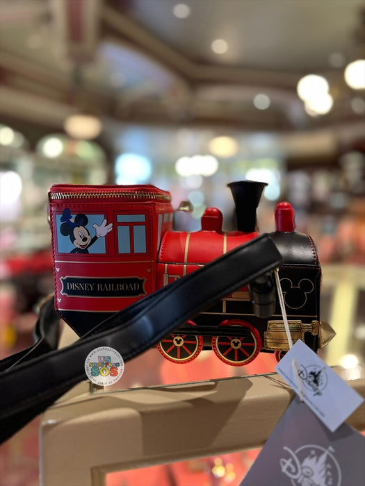 DLR/WDW - Loungefly Mickey & Minnie Disney Railroad Crossbody Bag