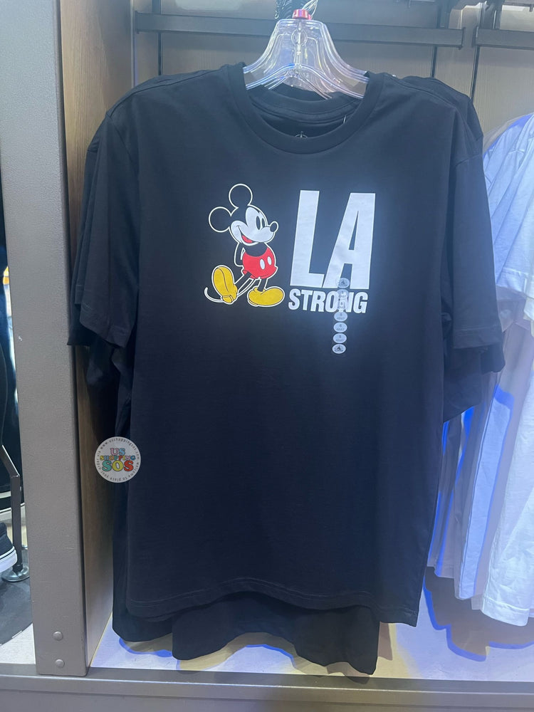 DLR - Mickey LA Strong Black T-shirt (Adults)