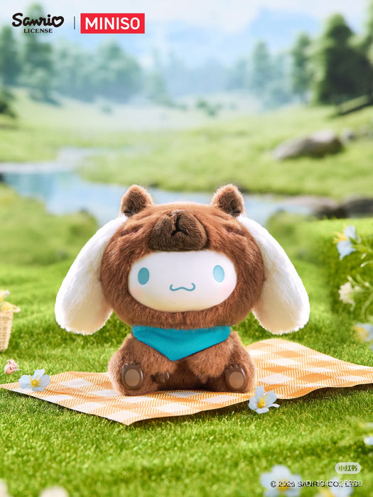 MINISO - Sanrio Characters ‘Chill Capybara’ Vinyl Plush Pendant Mystery Blind Box (Release Date: Dec 15, 2025)