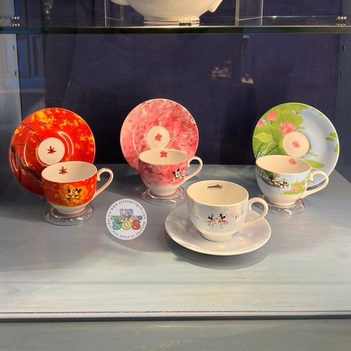 WDW - The English Ladies Co. Mickey & Minnie Tea Cup & Saucer Set
