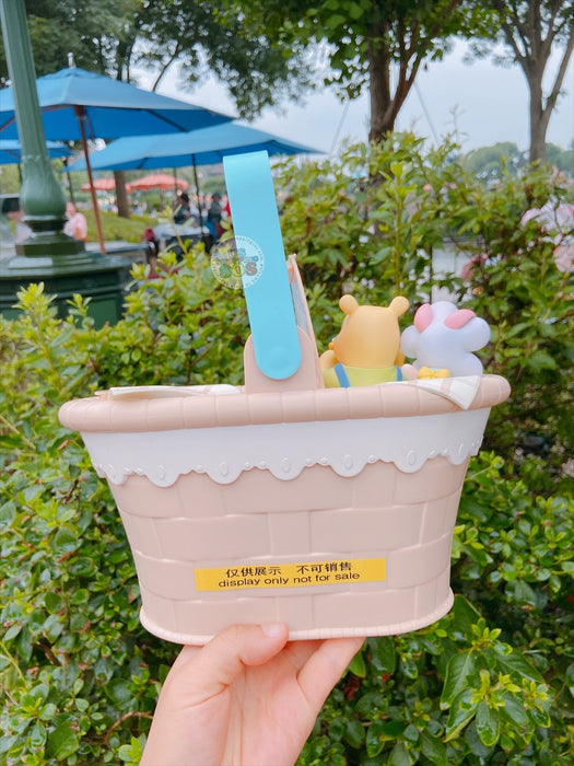 SHDL - Winnie the Pooh & Friends Summer 2024 Collection x Winnie the Pooh & Piglet "Picnic Basket" Shaped Popcorn Bucket & Sipper Set