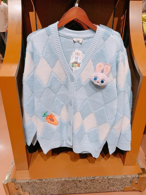 SHDL - Zootopia Judy Hopps "Checkered Pattern" Cardigan for Adults