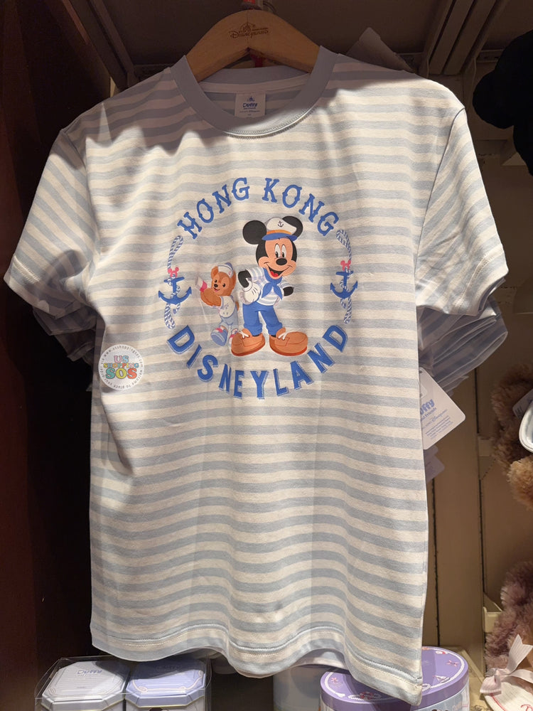 HKDL - 2026 Duffy & Friends, Mickey "Springtime Voyage" Collection x Stripe T-Shirt for Adults