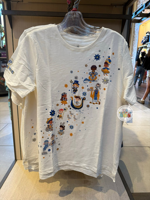 DLR/WDW - It’s a Small World 2026 - 60th Anniversary Little People White T-shirt (Adult)