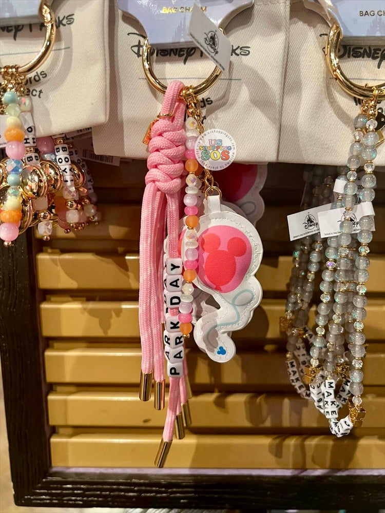 DLR/WDW - Little Words Project - Mickey Balloon PARK DAY Bag Charm