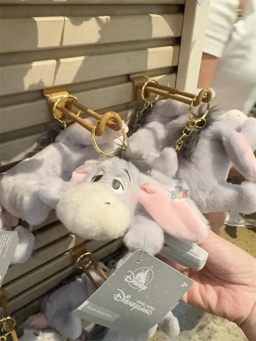 HKDL - Laying Eeyore "Kuttari" Plush Keychain