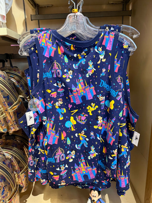 DLR - Disneyland 70th Celebration - Mickey & Friends Park Icons Tank Top (Adult)